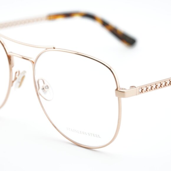 Jimmy Choo JC200 0J5G 00 Eyeglasses Gold 54mm Aviator Frame - Picture 9 of 11